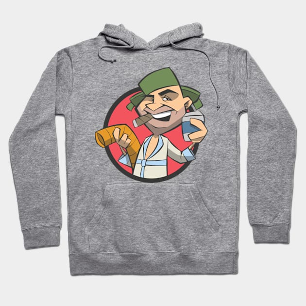 Cousin Eddie Hoodie by Chris Ganaway Art